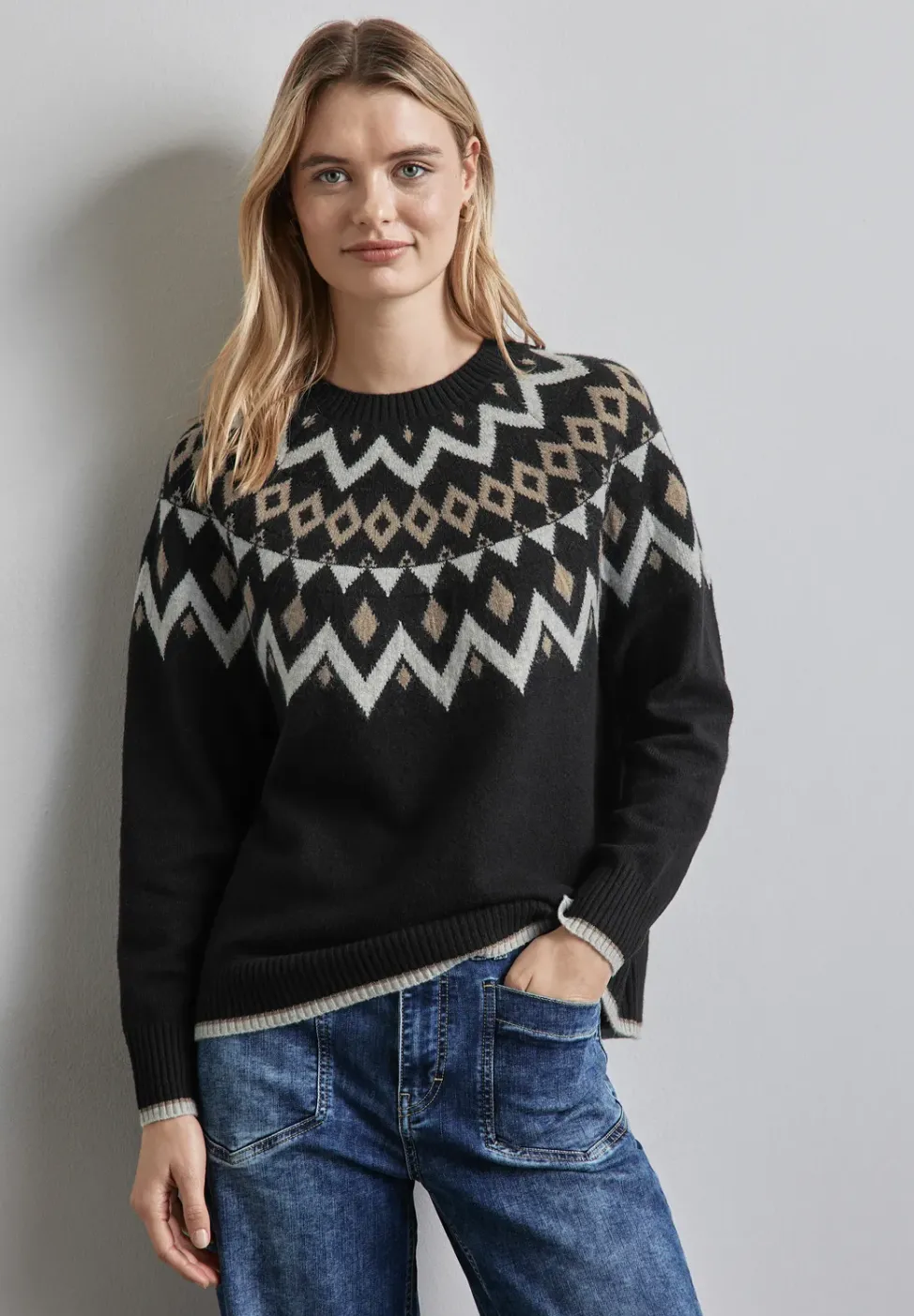 Pullover im Norweger-Stil