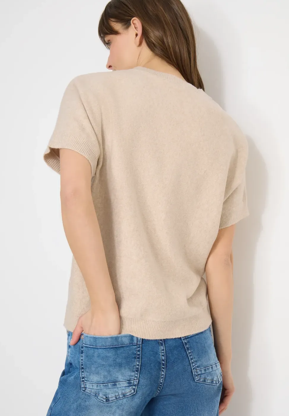 Pullover in Unifarbe