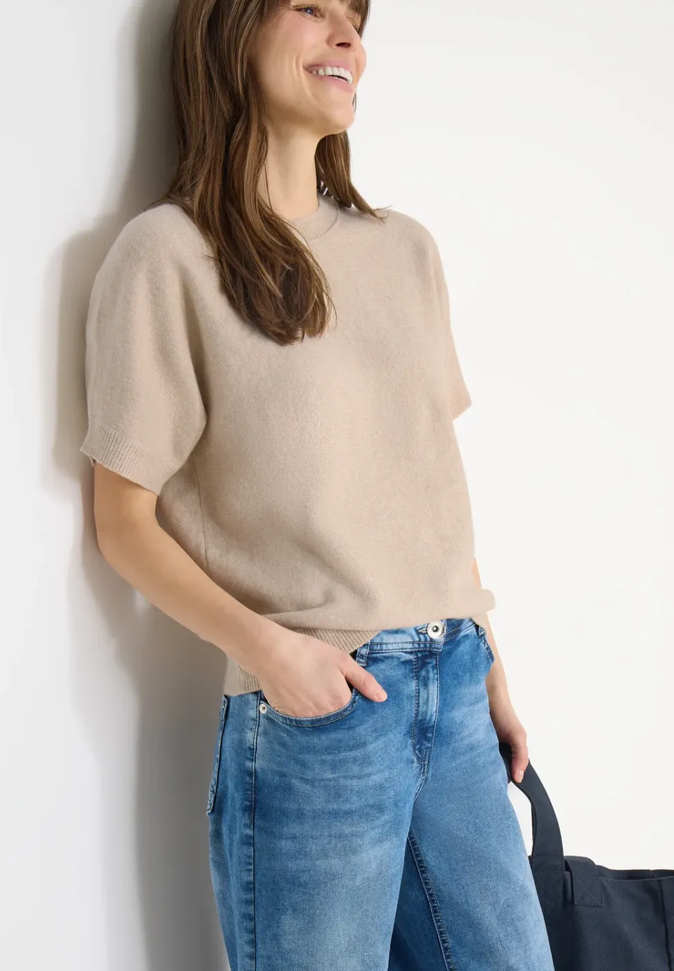 Pullover in Unifarbe