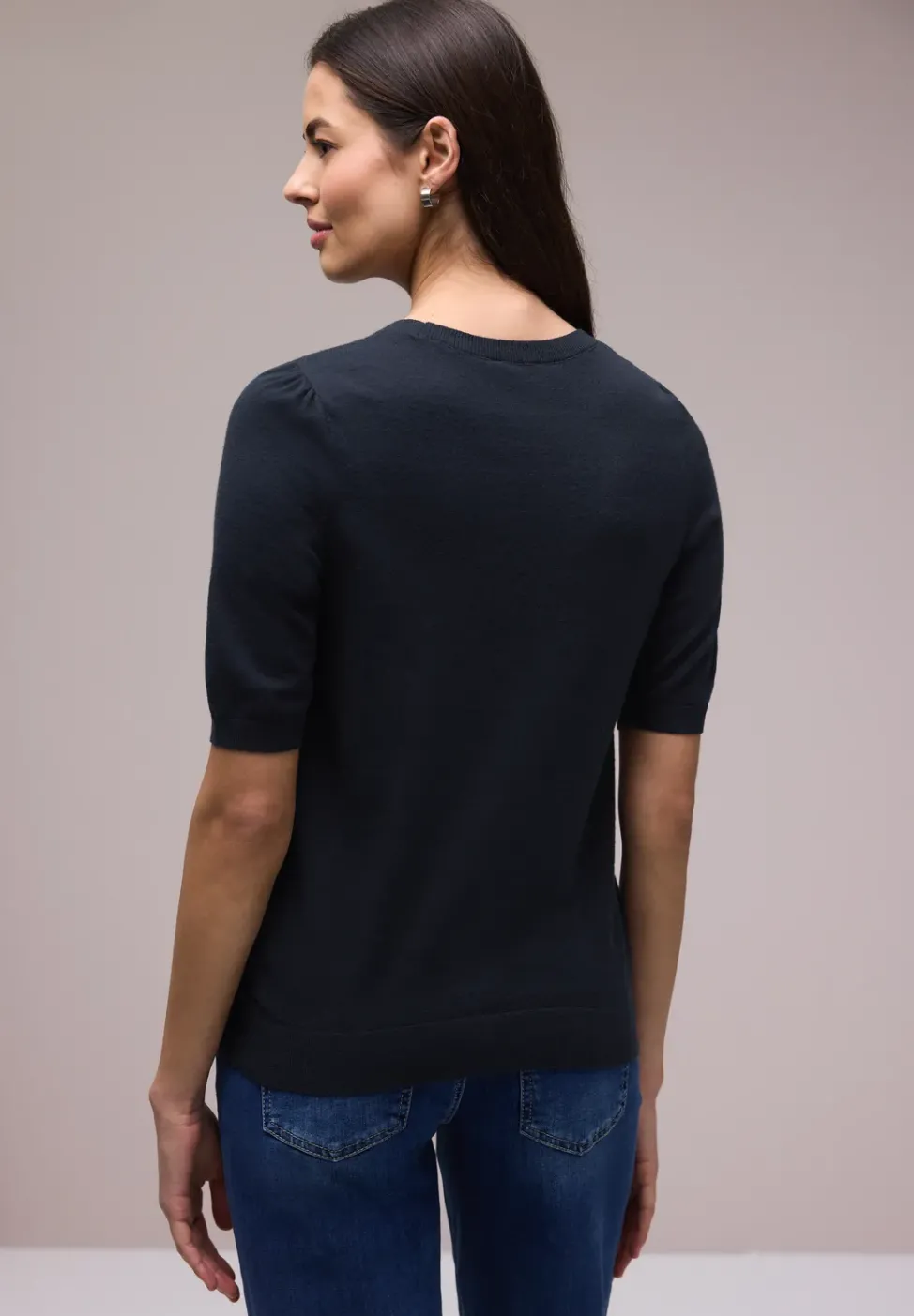 Pullover in Unifarbe
