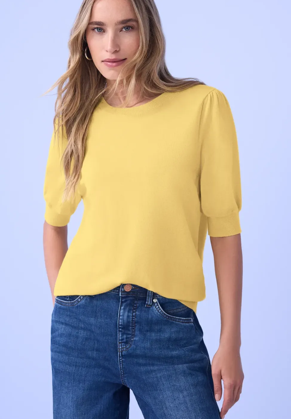 Pullover in Unifarbe