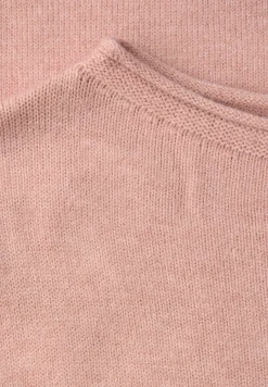 Pullover mit gerolltem Saum