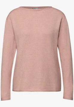 Pullover mit gerolltem Saum