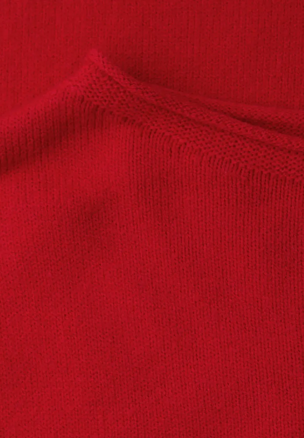 Pullover mit gerolltem Saum