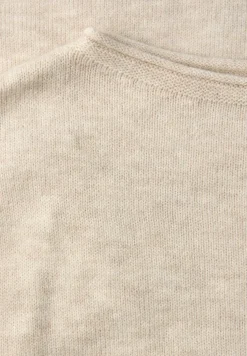 Pullover mit gerolltem Saum