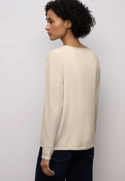Pullover mit gerolltem Saum