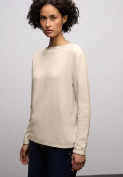 Pullover mit gerolltem Saum