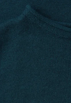 Pullover mit gerolltem Saum