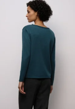 Pullover mit gerolltem Saum