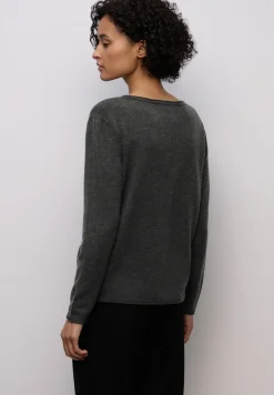 Pullover mit gerolltem Saum