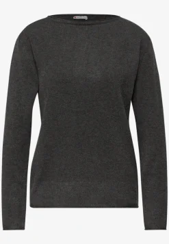 Pullover mit gerolltem Saum