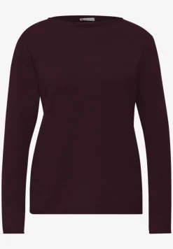 Pullover mit gerolltem Saum