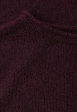Pullover mit gerolltem Saum