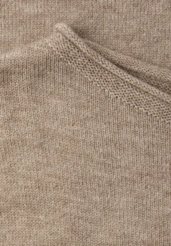 Pullover mit gerolltem Saum