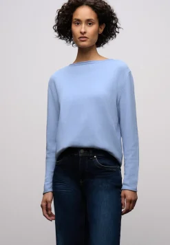Pullover mit gerolltem Saum