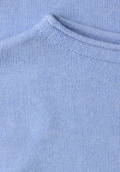 Pullover mit gerolltem Saum