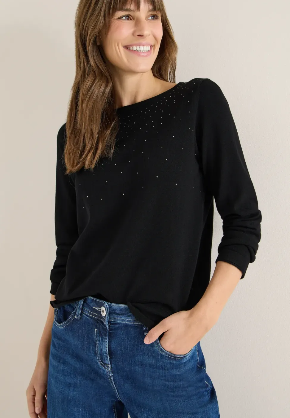 Pullover mit Glitzer