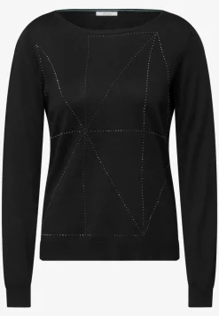 Pullover mit Glitzer-Details