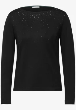 Pullover mit Glitzer-Details