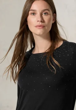 Pullover mit Glitzer-Details