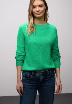 Pullover mit Knopfdetail