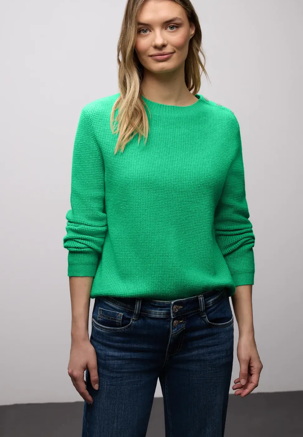 Pullover mit Knopfdetail