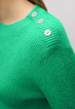 Pullover mit Knopfdetail