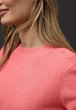 Pullover mit Knopfdetail