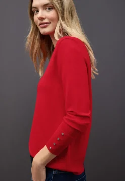 Pullover mit Knopfdetail