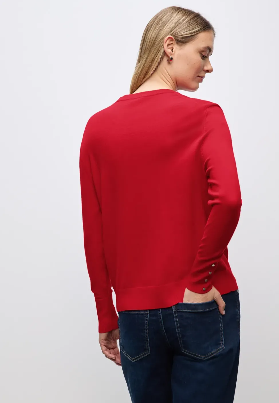 Pullover mit Knopfdetail