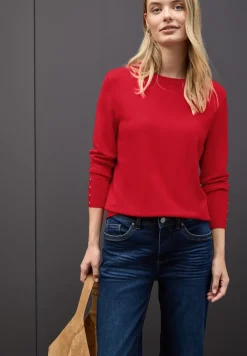 Pullover mit Knopfdetail