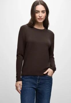 Pullover mit Knopfdetail