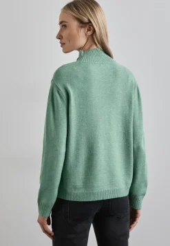 Pullover mit Knopfdetail