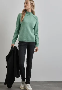 Pullover mit Knopfdetail