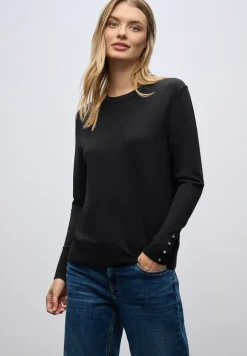 Pullover mit Knopfdetail