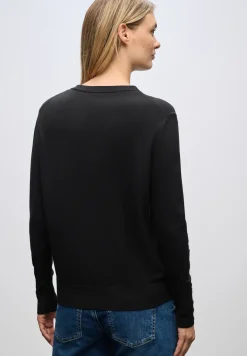 Pullover mit Knopfdetail