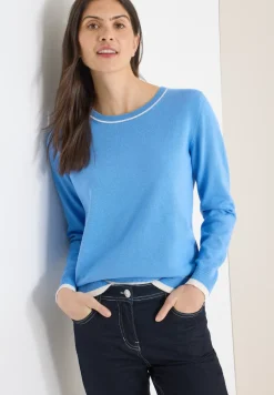 Pullover mit Kontrastdetails