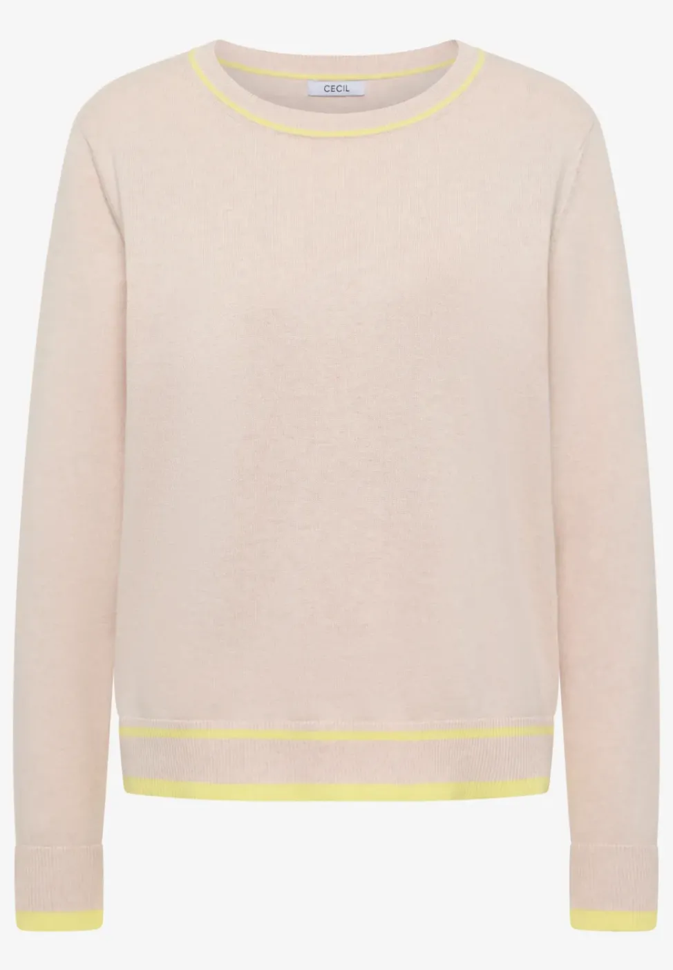 Pullover mit Kontrastdetails