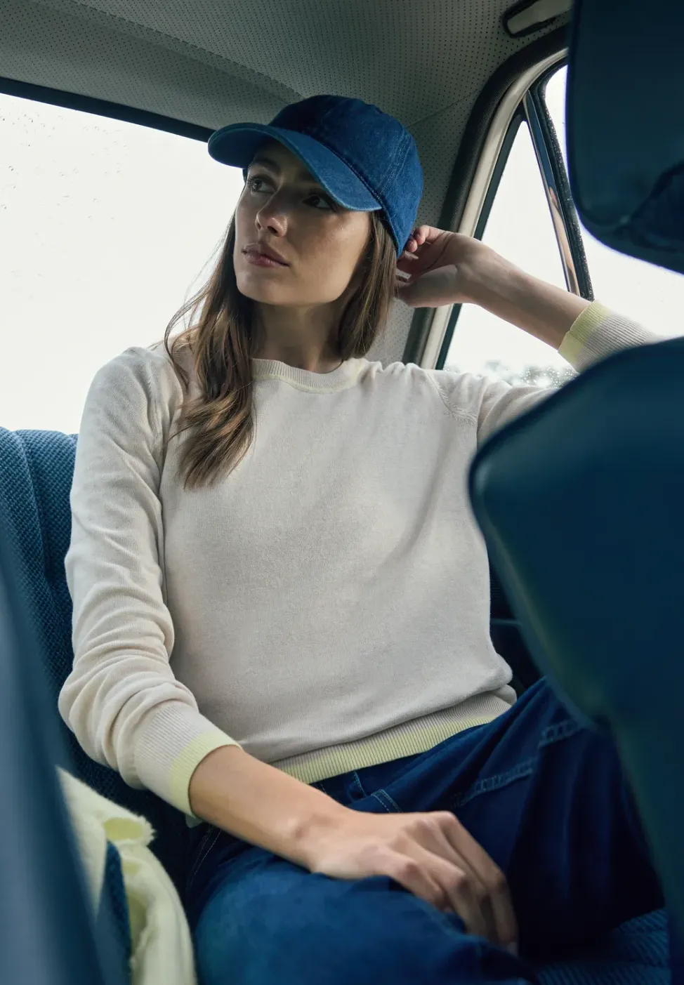 Pullover mit Kontrastdetails
