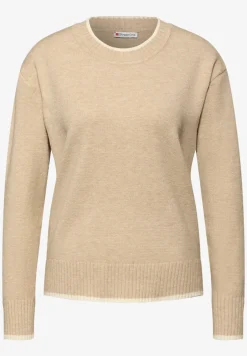 Pullover mit Kontrastdetails
