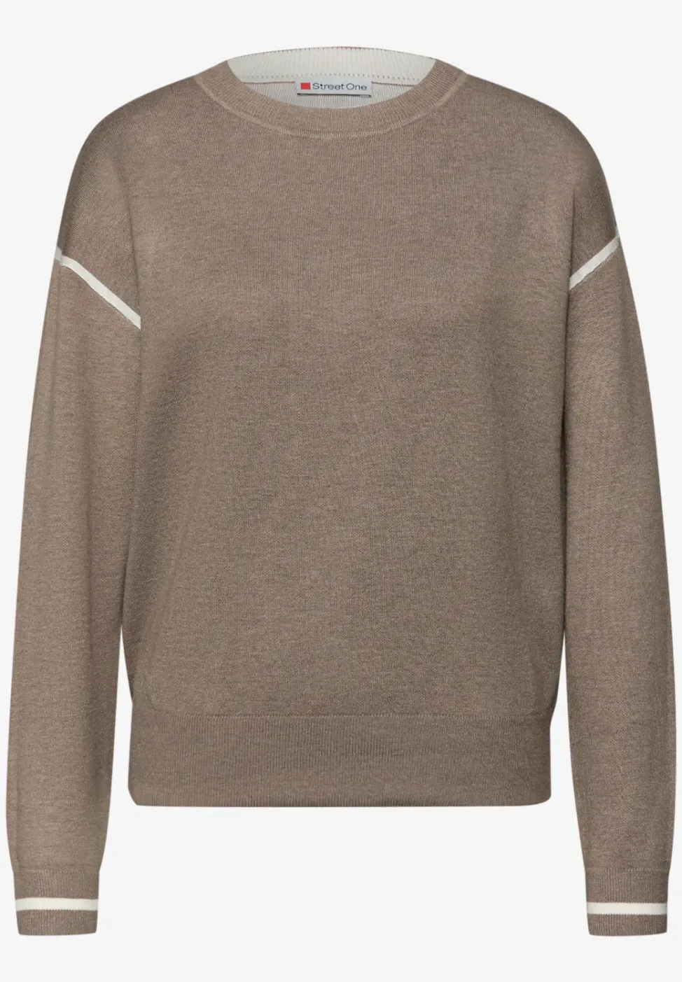 Pullover mit Kontrastdetails