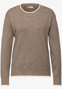 Pullover mit Kontrastdetails
