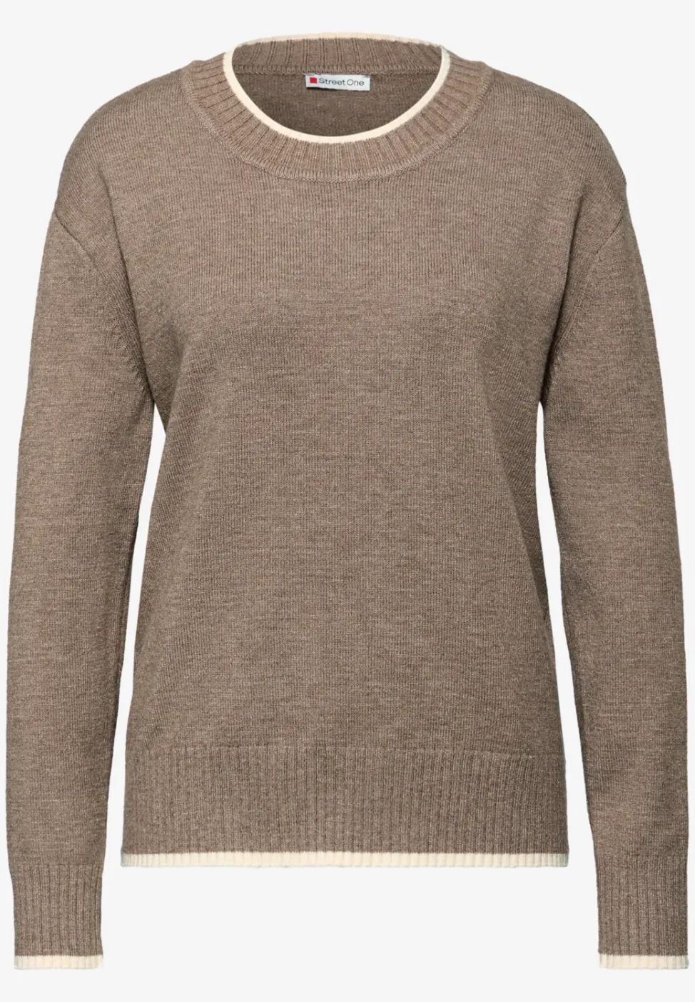 Pullover mit Kontrastdetails
