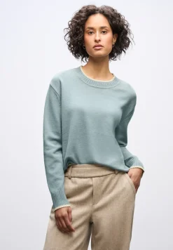 Pullover mit Kontrastdetails
