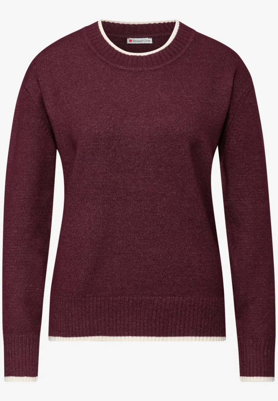 Pullover mit Kontrastdetails