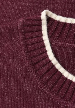 Pullover mit Kontrastdetails