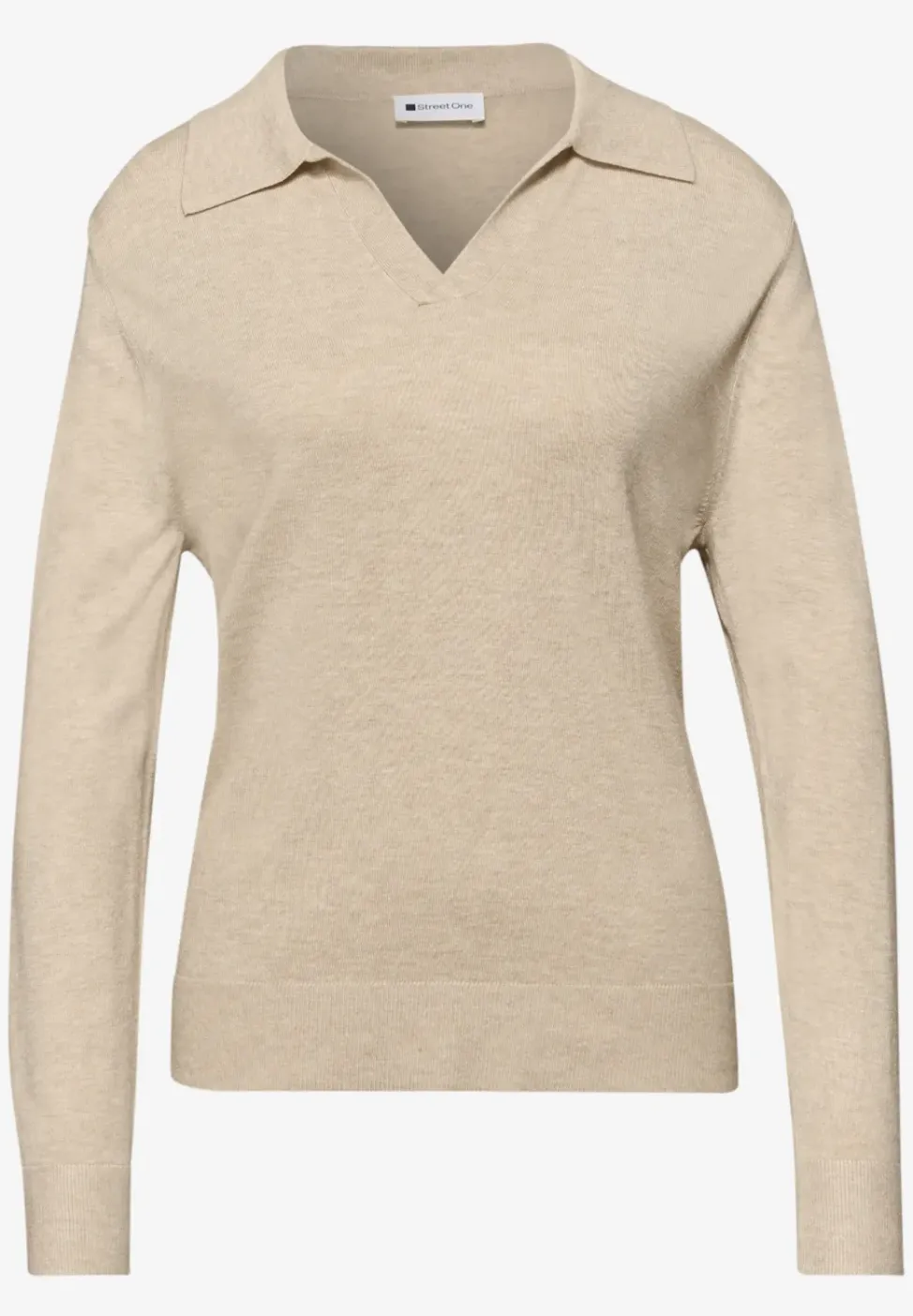 Pullover mit Polokragen