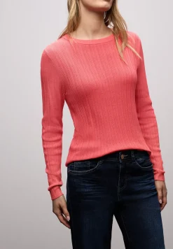 Pullover mit Rippstruktur