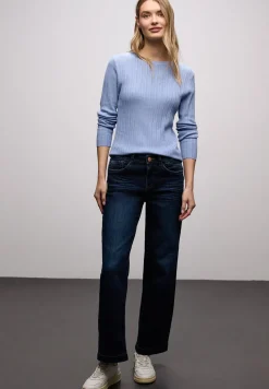Pullover mit Rippstruktur