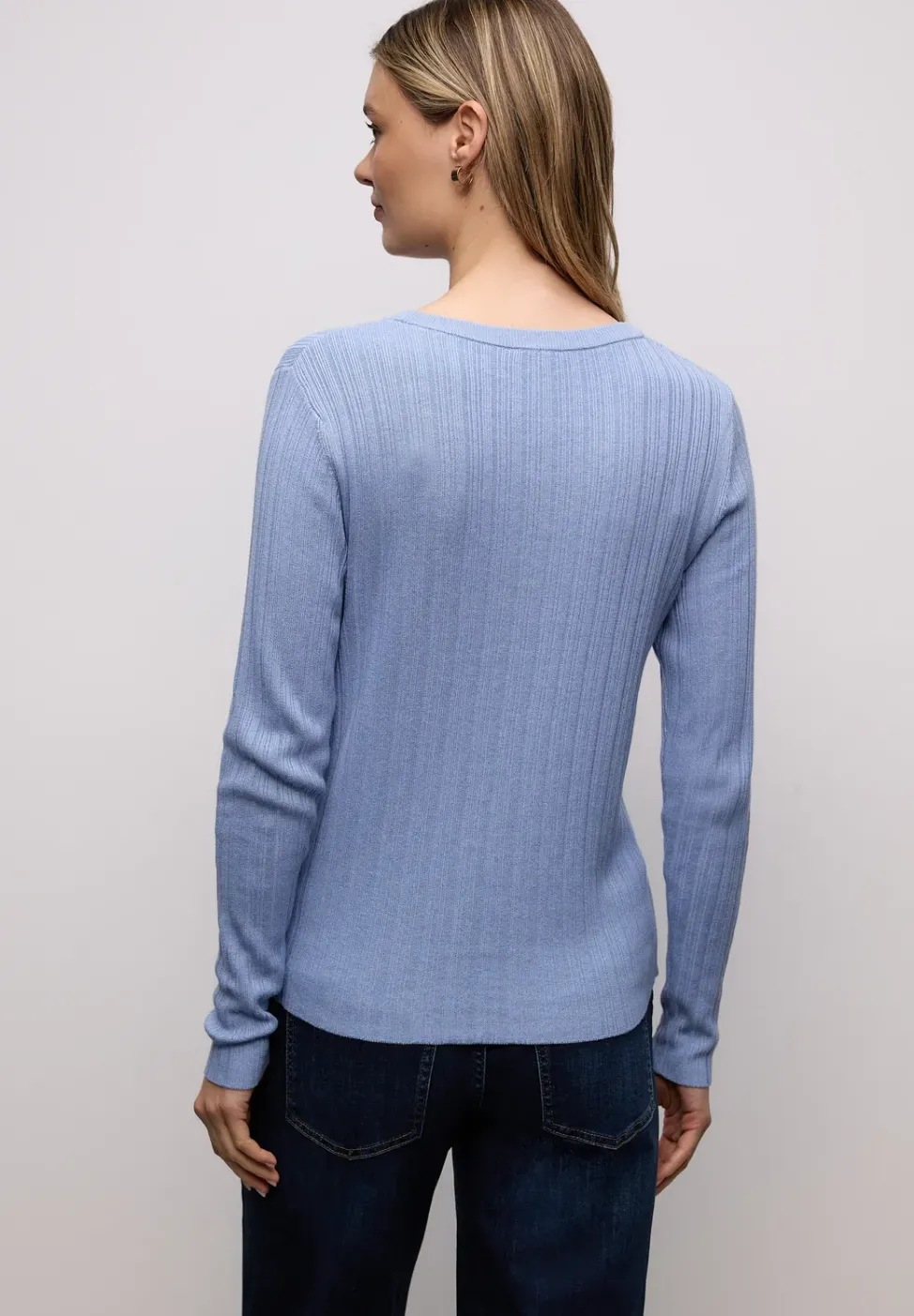 Pullover mit Rippstruktur